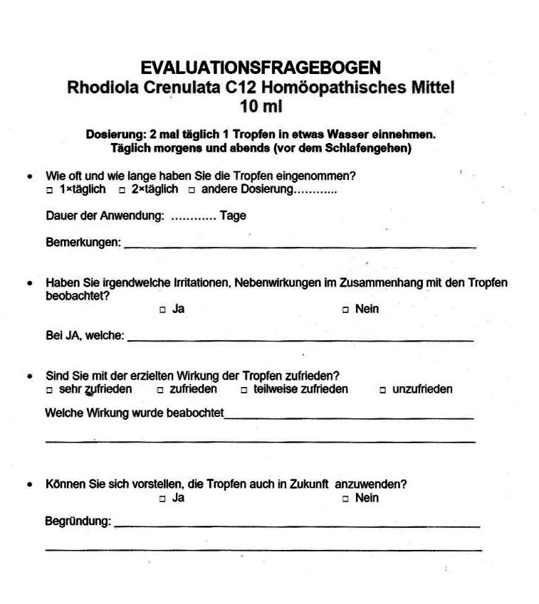 Evaluationsfragebogen